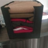 Cloth Organizer - Non Woven Foldable Cloth Organizer ( Pack of 3)